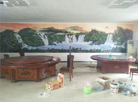 景洪墙绘-写实风景