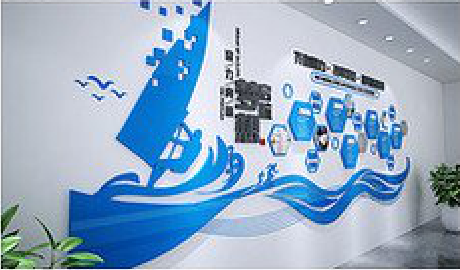 景洪海浪主题文化墙如何设计？