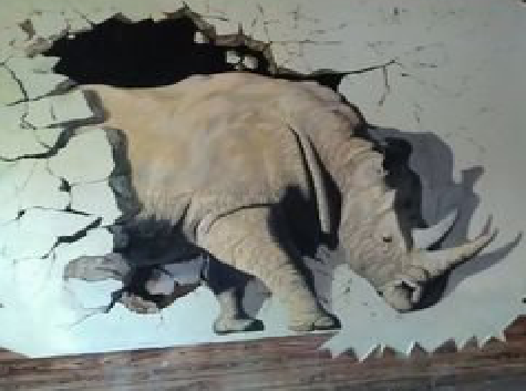 景洪在墙绘中，如何绘制3D效果？